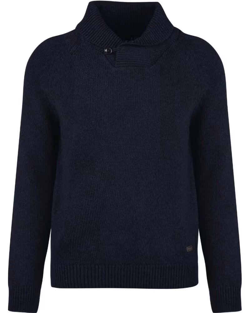 BARBOUR GURNARD DOCK SCHALKRAGEN SWEATSHIRT NAVY