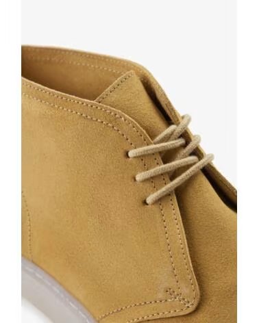 FRED PERRY HAWLEY B4361 DESERT BOOTS AUS BRAUNEM WILDLEDER BROWN