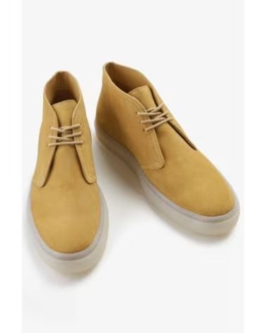 FRED PERRY HAWLEY B4361 DESERT BOOTS AUS BRAUNEM WILDLEDER BROWN