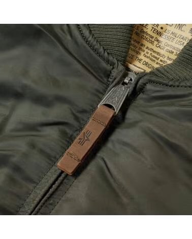 ALPHA INDUSTRIES MA-1 VF 59 GIACCA DA VOLO GRIGIO GREY