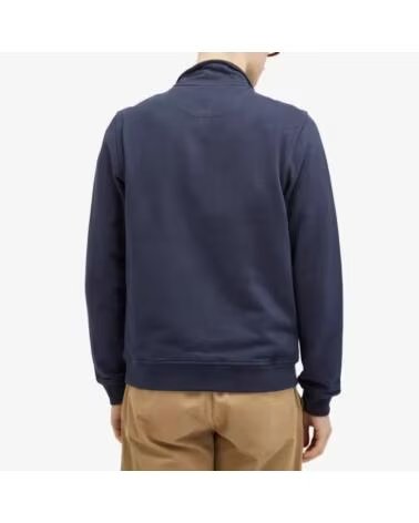 BELSTAFF FELPA CON ZIP A UN QUARTO DARK INK NAVY