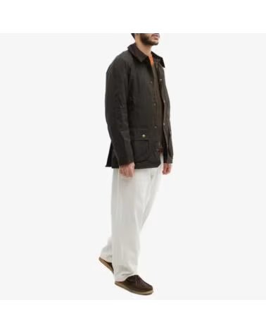 BARBOUR ASHBY WAX JACKET OLIVE