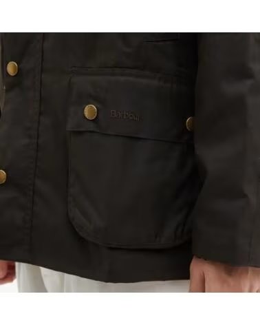 BARBOUR ASHBY WAX JACKET OLIVE