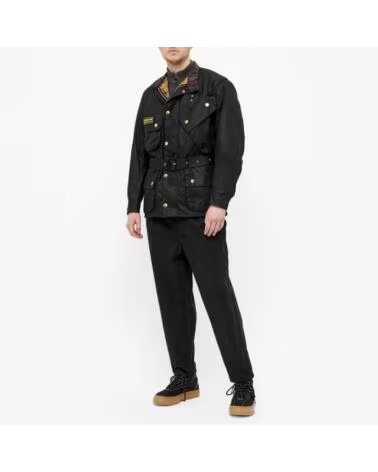 BARBOUR INTERNATIONAL ORIGINAL WAX JACKET BLACK