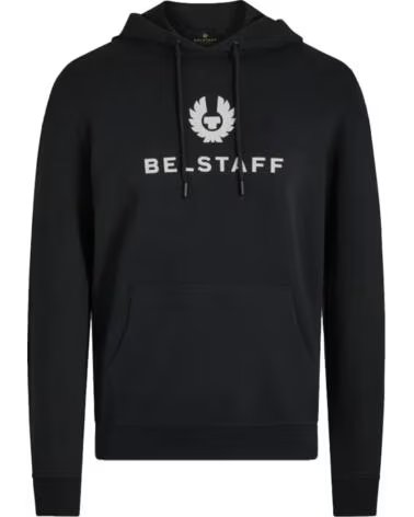 BELSTAFF KAPUZENPULLOVER SIGNATURE BLACK
