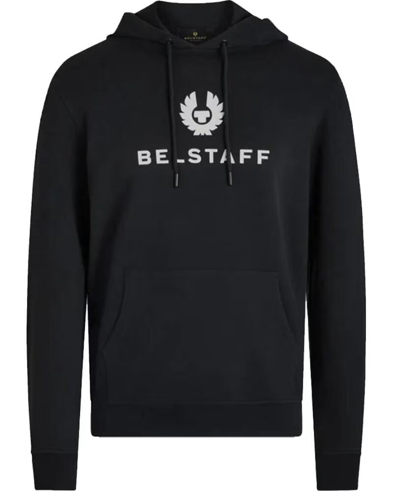 BELSTAFF KAPUZENPULLOVER SIGNATURE BLACK