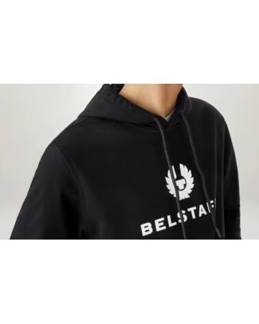 BELSTAFF KAPUZENPULLOVER SIGNATURE BLACK