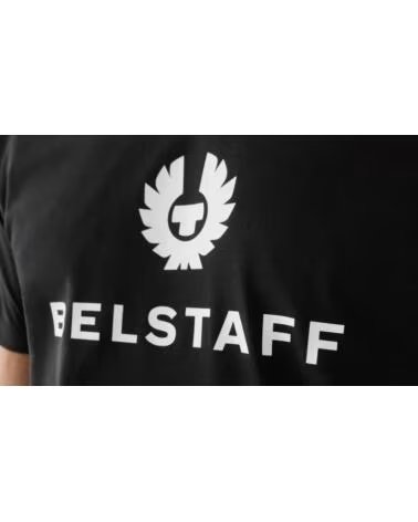 T-SHIRT DE MANGA CURTA BELSTAFF SIGNATURE BLACK