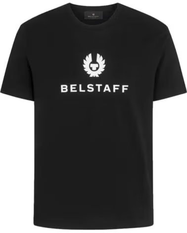T-SHIRT DE MANGA CURTA BELSTAFF SIGNATURE BLACK