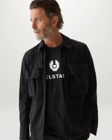 T-SHIRT DE MANGA CURTA BELSTAFF SIGNATURE BLACK