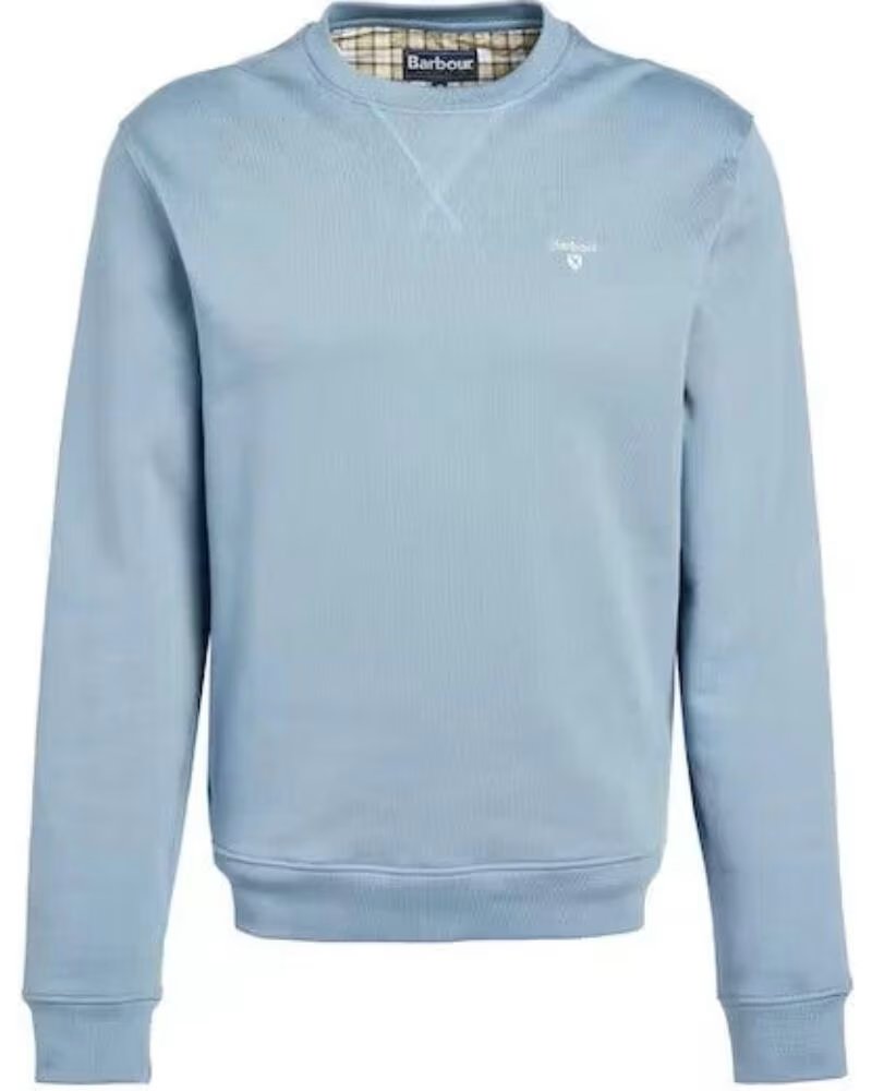 SWEAT-SHIRT À COL ROND BARBOUR RIDSDALE SAGE GREEN