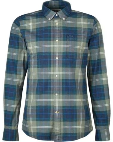BARBOUR LEWIS CAMISA AJUSTADA KIELDER BLUE TARTAN MULTICOLOR