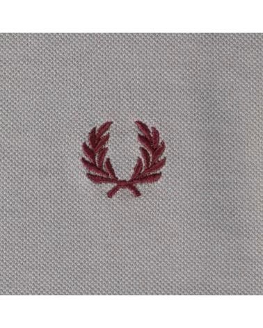POLO SLIM FIT TWIN TIPPED FRED PERRY LIMESTONE GREY