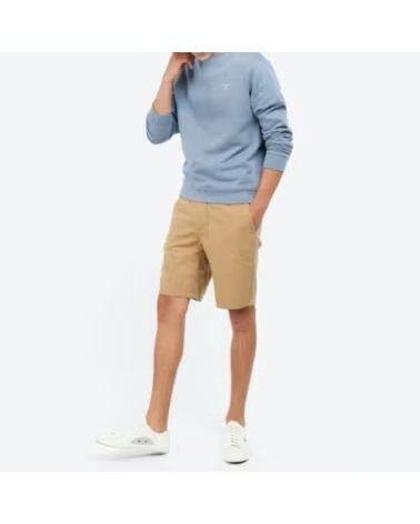 SWEAT-SHIRT À COL ROND BARBOUR RIDSDALE SAGE GREEN