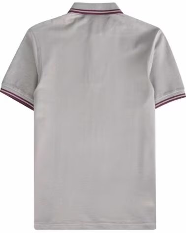 POLO SLIM FIT TWIN TIPPED FRED PERRY LIMESTONE GREY