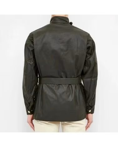 GIACCA CERATA BARBOUR INTERNATIONAL ORIGINAL SAGE GREEN