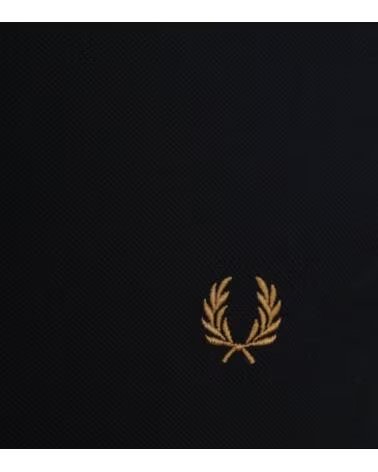 FRED PERRY POLO SLIM FIT TWIN TIPPED AZUL MARINO
