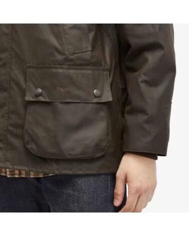GIACCA BARBOUR CLASSIC BEDALE CERATA OLIVA OLIVE