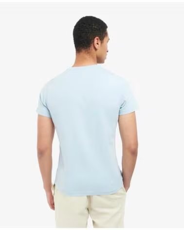 T-SHIRT BARBOUR BREAK GRAPHIC-PRINT LIGHT BLUE