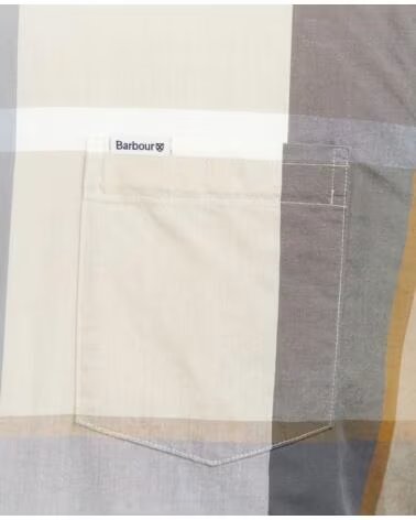 CHEMISE À MANCHES LONGUES BARBOUR HARRIS TAILORED AMBLE SAND TARTAN BEIGE