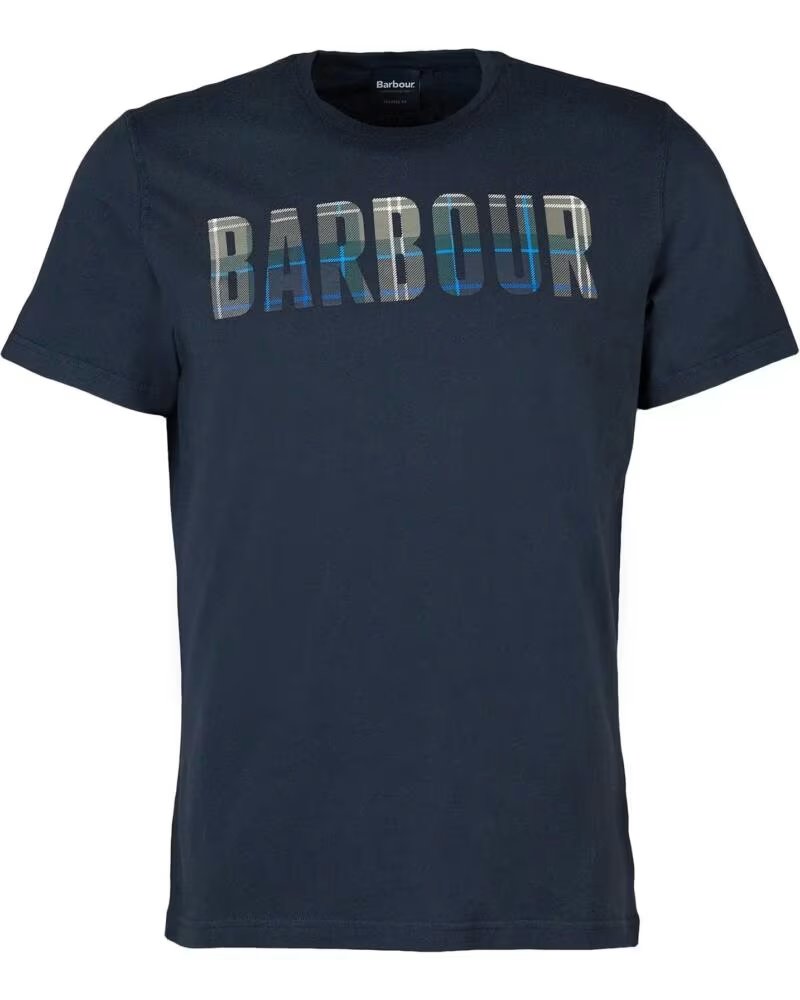 T-SHIRT BARBOUR THURSO KIELDER AZUL MARINHO NAVY