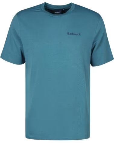 T-SHIRT BARBOUR COORDINATES LOGO LAKE REP BLUE
