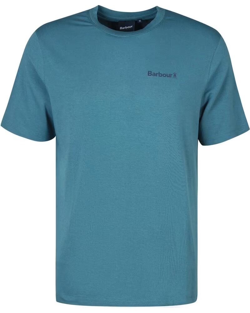 T-SHIRT BARBOUR COORDINATES LOGO LAKE REP BLUE