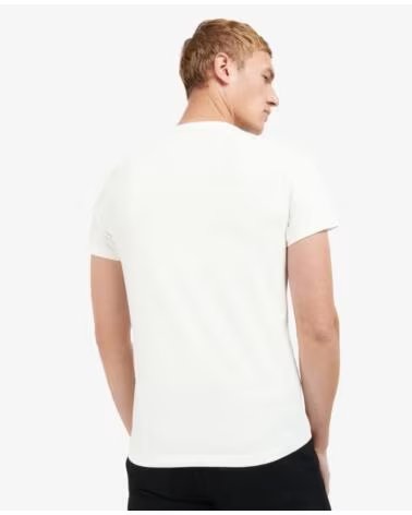 BARBOUR INTERNATIONAL VANTAGE T-SHIRT IMPRIMÉ GRAPHIQUE WHITE