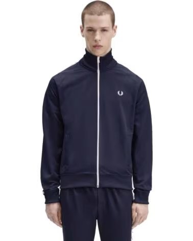 FRED PERRY CHAQUETA DEPORTIVA CON CINTAS 4620 CARBON BLUE NAVY