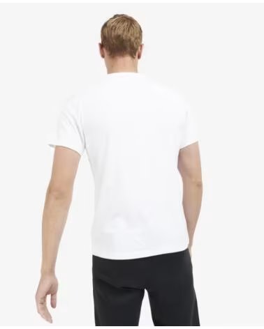 T-SHIRT BARBOUR INTERNATIONAL LENS GRAPHIC-PRINT WHITE