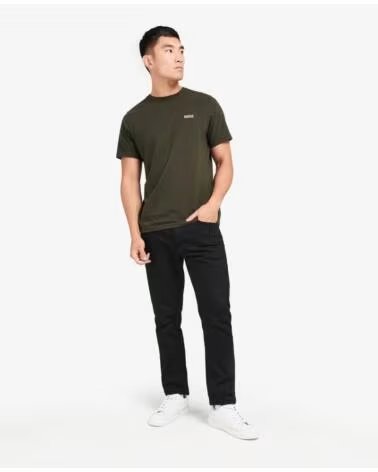 BARBOUR INTERNATIONAL ARCH T-SHIRT FOREST GREEN DARK