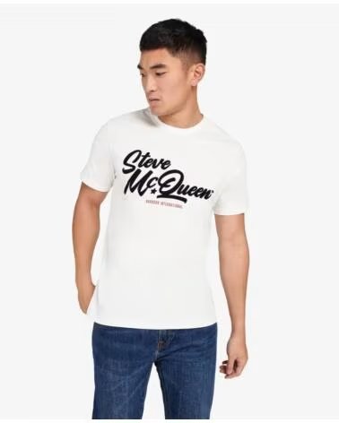 BARBOUR INTERNATIONAL MURREY GRAPHIC T-SHIRT WHISPER WHITE