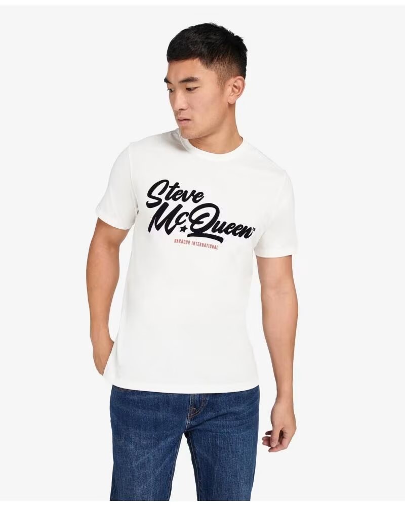 BARBOUR INTERNATIONAL MURREY GRAPHIC T-SHIRT WHISPER WHITE