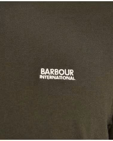 BARBOUR INTERNATIONAL ARCH T-SHIRT FOREST GREEN DARK