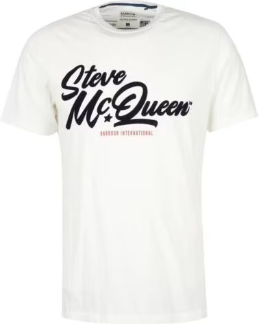 BARBOUR INTERNATIONAL MURREY GRAPHIC T-SHIRT WHISPER WHITE