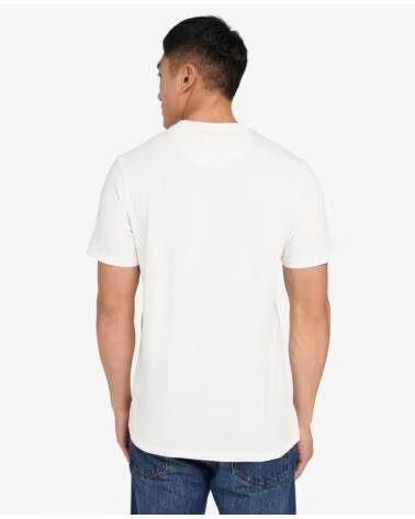 BARBOUR INTERNATIONAL MURREY GRAPHIC T-SHIRT WHISPER WHITE