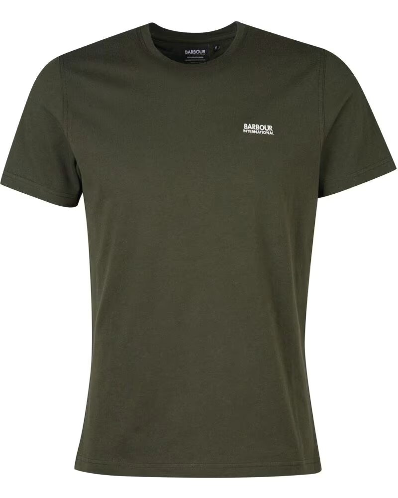 BARBOUR INTERNATIONAL ARCH T-SHIRT FOREST GREEN DARK