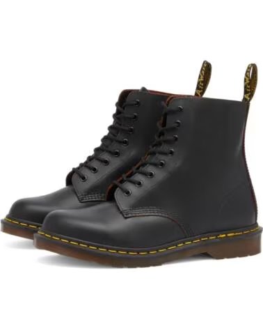 DR MARTENS BOTTES 1460 MADE IN ENGLAND CUIR NOIR BLACK
