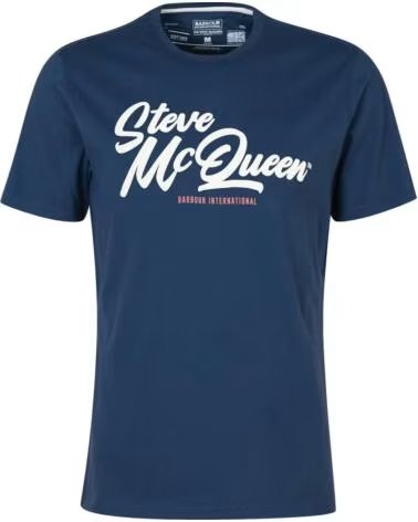 BARBOUR INTERNATIONAL MURREY GRAPHIC T-SHIRT INSIGNIA BLUE REP