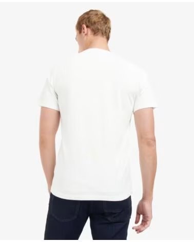 BARBOUR INTERNATIONAL ARCHIE T-SHIRT COM ESTAMPA GRÁFICA WHISPER WHITE