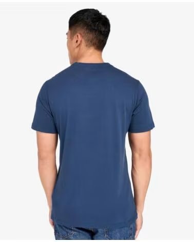 T-SHIRT BARBOUR INTERNATIONAL BARRY GRAPHIC AVEC IMPRIMÉ STEVE MCQUEEN NAVY