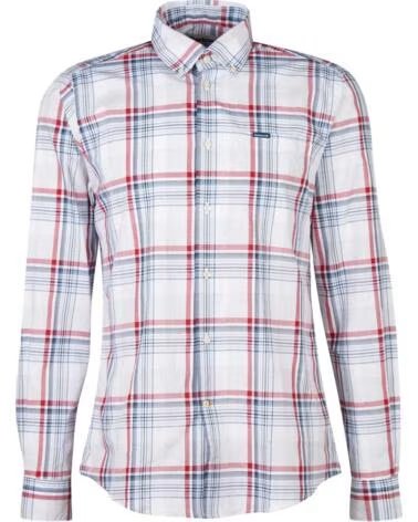 BARBOUR CHEMISE SUNHILL TAILORED RED MULTITONO CARREAUX MULTICOLOR