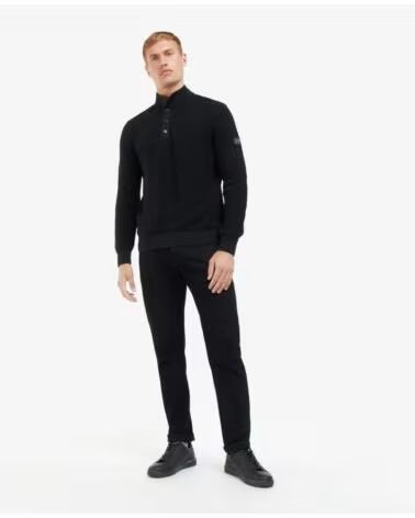 PULL EN MAILLE MOSS BARBOUR INTERNATIONAL BLACK