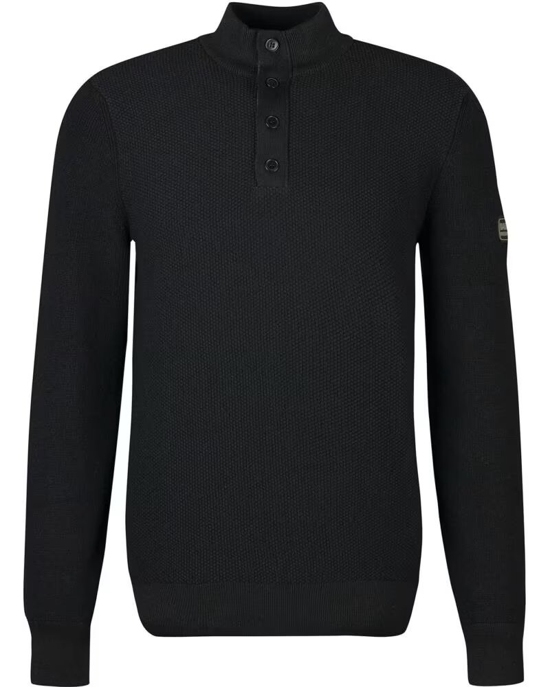 PULL EN MAILLE MOSS BARBOUR INTERNATIONAL BLACK