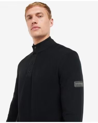 PULL EN MAILLE MOSS BARBOUR INTERNATIONAL BLACK