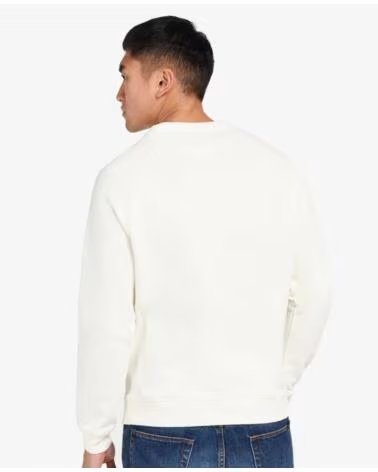SWEAT-SHIRT BARBOUR INTERNATIONAL HOLTS GRAPHIC WHISPER WHITE