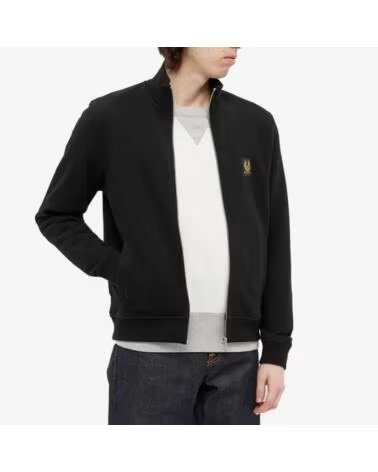 BELSTAFF SUDADERA BELSTAFF CON CREMALLERA COMPLETA NEGRO BLACK