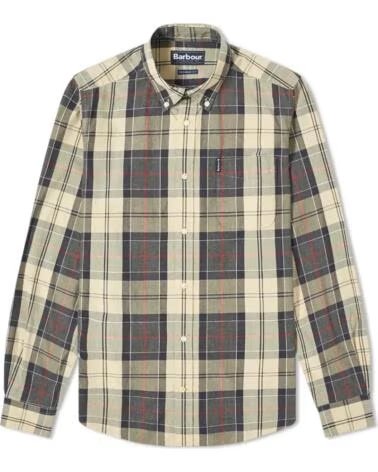 CHEMISE À MANCHES LONGUES BARBOUR SANDWOOD COUPE AJUSTÉE MOTIF CARREAUX MULTICOLOR