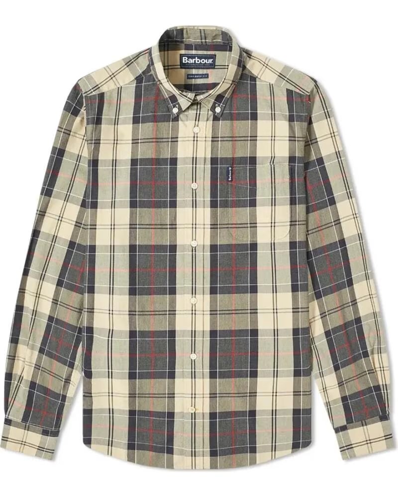 BARBOUR SANDWOOD LANGÄRMLIGES TAILORED-FIT-HEMD MIT KAROMUSTER MULTICOLOR