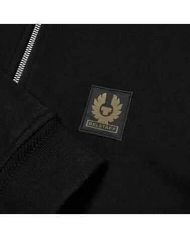 BELSTAFF SUDADERA BELSTAFF CON CREMALLERA COMPLETA NEGRO BLACK